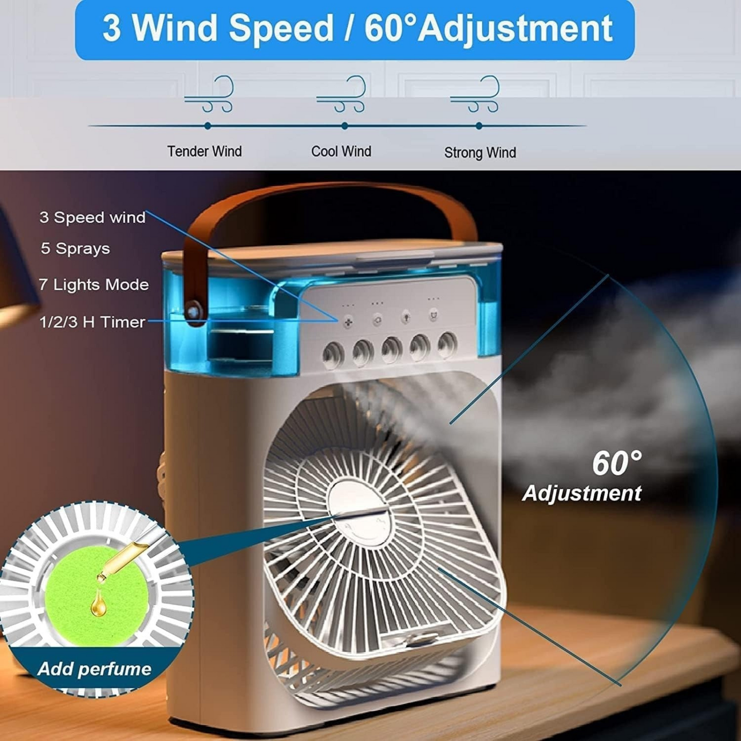 Mini Air Cooler | Personal AC With Humidifier