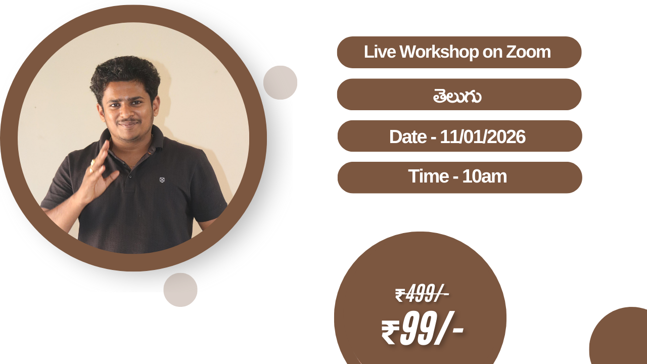 Why 90% Businesses Struck at Same Income - LIVE Telugu Workshop